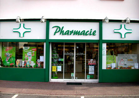 Enseigne publicitaire pour les pharmacies