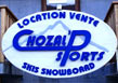 Enseignes publicitaires lumineuses pour Chozal Sport